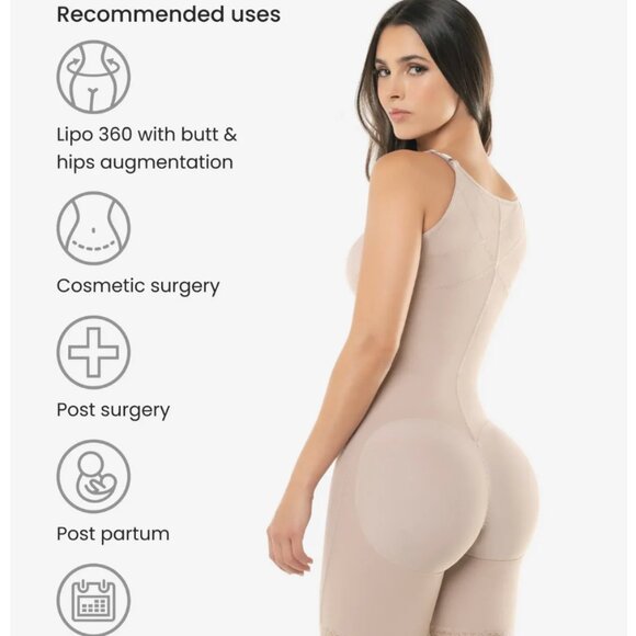 Firm control bodysuit with butt-lift - Style 471 - Picture 2 of 4